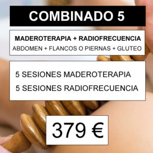 maderoterapia + radiofrecuencia