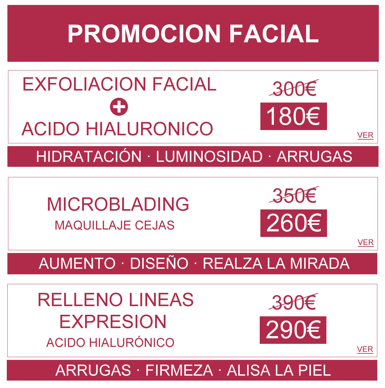 promociones de estetica